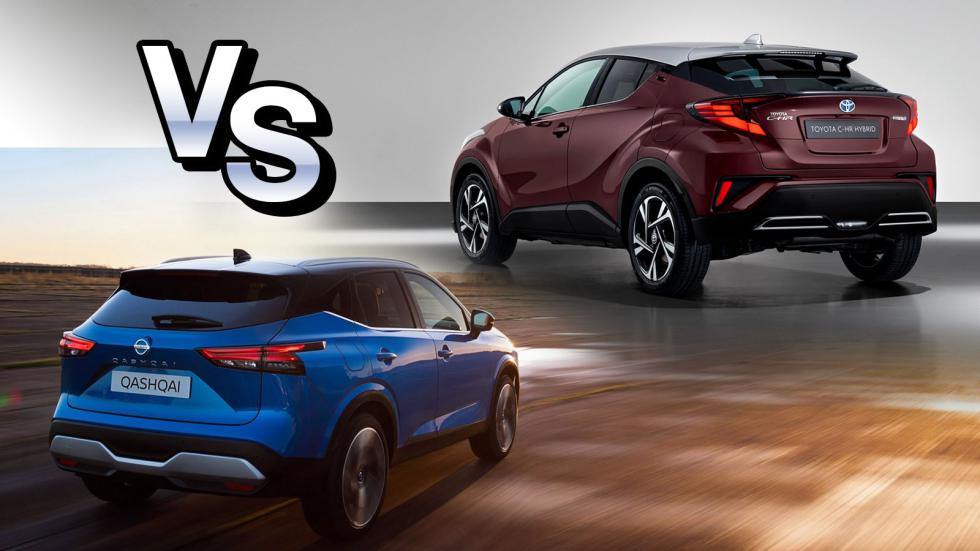 Toyota C-HR Vs Nissan Qashqai: Οι πρωταθλητές των C-SUV στην Ελλάδα